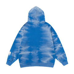 GALLERY DEPT. Logo-Print Bleached Cotton-Jersey Zip-Up Hoodie