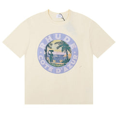 Rhude Lago Cotton T-Shirt