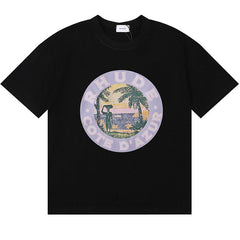 Rhude Lago Cotton T-Shirt