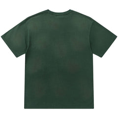 Vintage print tiger logo T-Shirts