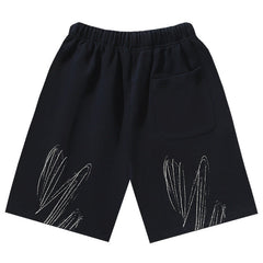 Off-White Off Logo Print Swim Shorts