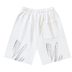 Off-White Off Logo Print Swim Shorts
