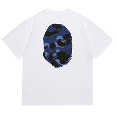 Color Camo Side Big Ape Head Tee