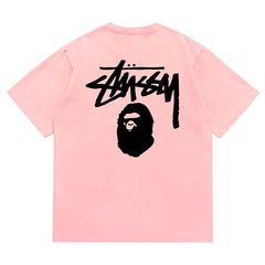 X Stussy Basic Pigment Dyed Tee