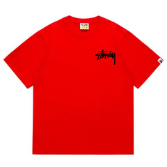 X Stussy Basic Pigment Dyed Tee