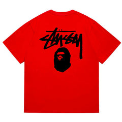 X Stussy Basic Pigment Dyed Tee