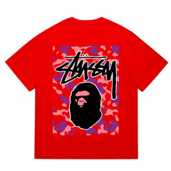 X Stussy Ape Head Tee