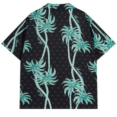 Twisted Palms silk shirt