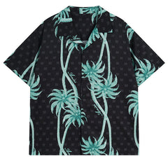 Twisted Palms silk shirt