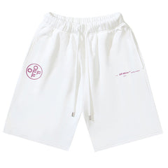 Off-White Brush Arrows Raw-Cut Shorts