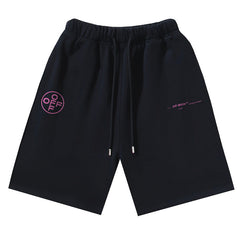 Off-White Brush Arrows Raw-Cut Shorts