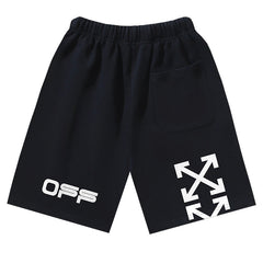 Off-White Hand Logo Print Sweatshort