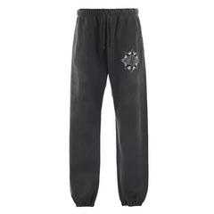 Saint Michael Denim Tears Logo-Print Cotton-Jersey Sweatpants