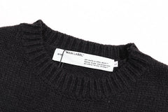 Letter Logo Knitted Sweater