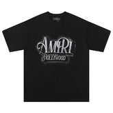 AMIRI Logo Crystal-Embellished Cotton T-shirt
