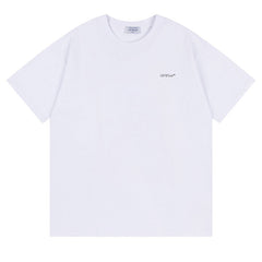 Off White 3D Letter Pattern T-Shirts