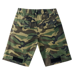 Camouflage Denim Shorts #8667