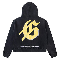 Chrome Liberty Zip Hoodies