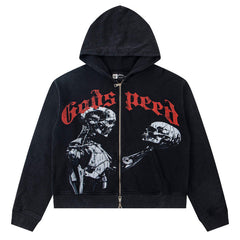 Mankind vs Ai Zip Up Hoodies