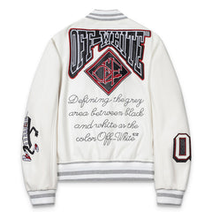 Crystal Full Lea Varsity Jacket