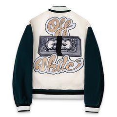 Men's Blue Cash Wool Varsity Jacket