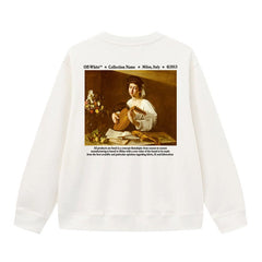 Off White Caravaggio Lute Slim Sweatshirts