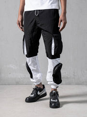 NODP Black & White Parachute Cargos