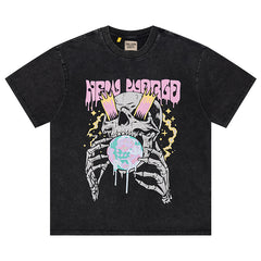 Gallery Dept Skull Pattern Printed T-Shirt