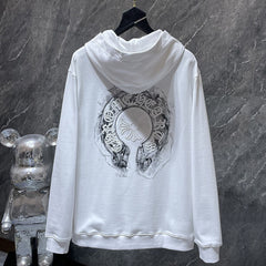 Hoodies #8663 White