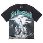 Godspeed Logo Pattern Printed T-Shirts #1038