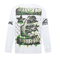 Studios Creative Fun Skull Long Sleeve Tee