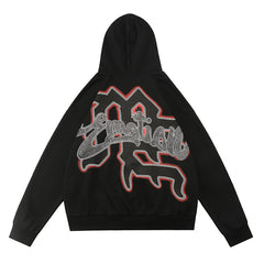 Black “Rhinestone” Hoodie