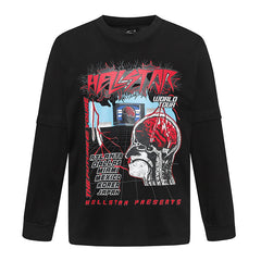 Studios Designer Graphic Print Long Sleeve Tee