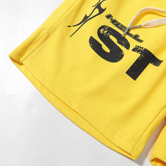 Studios Records Star Shorts Black