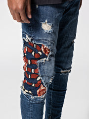NODP Red Snake Jeans
