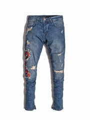 NODP Red Snake Jeans