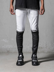 NODP Black and White Denim