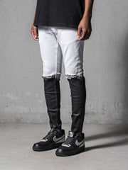 NODP Black and White Denim