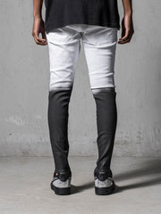 NODP Black and White Denim