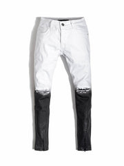 NODP Black and White Denim