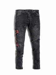 NODP Black Snake Jeans