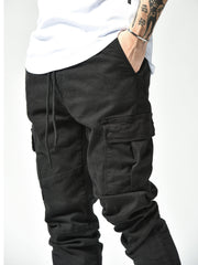 NODP Black Cargo Pants