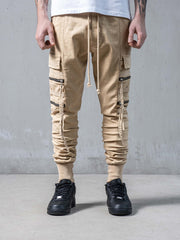 NODP Beige Swish Cargo Pants