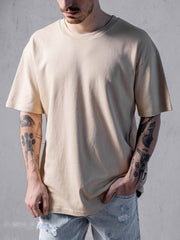 NODP Beige Oversize Tee