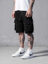 NODP Black Cargo Shorts II