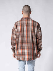 NODP Brown Flannel Shirt