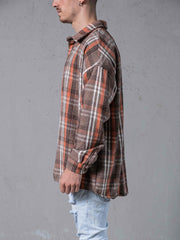 NODP Brown Flannel Shirt