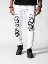 NODP White Snakes Pants