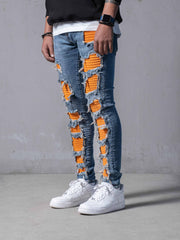 NODP Orange Attack Denim