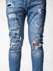 NODP Distressed Denim Jeans